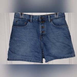 Roxy Button Fly Jean Shorts Size 29 EUC